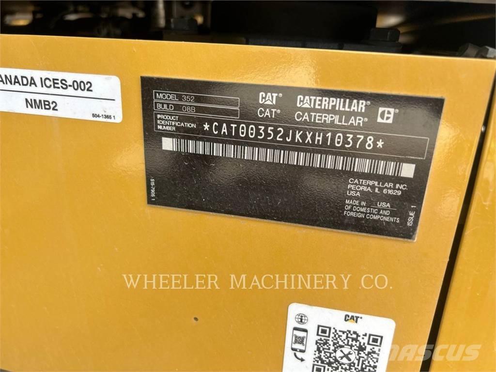CAT 352 CF Гусеничні екскаватори