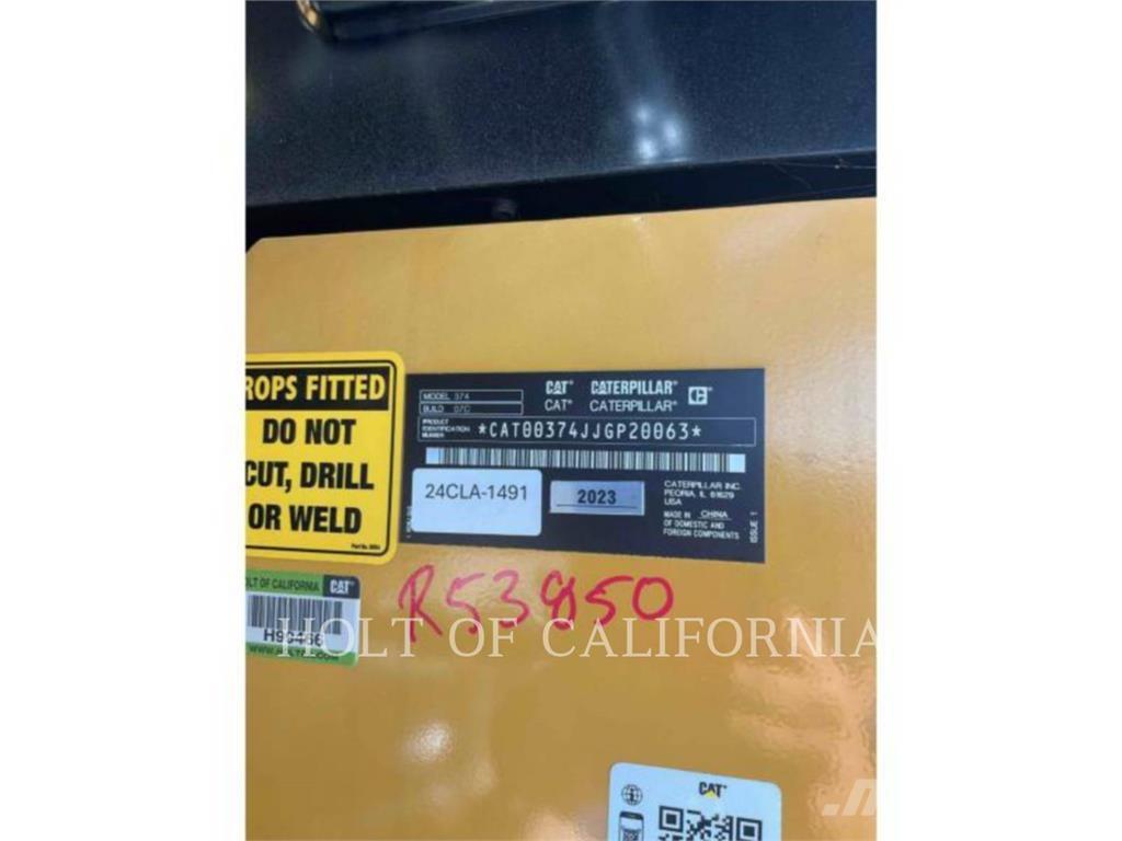 CAT 374 2D MSX Гусеничні екскаватори