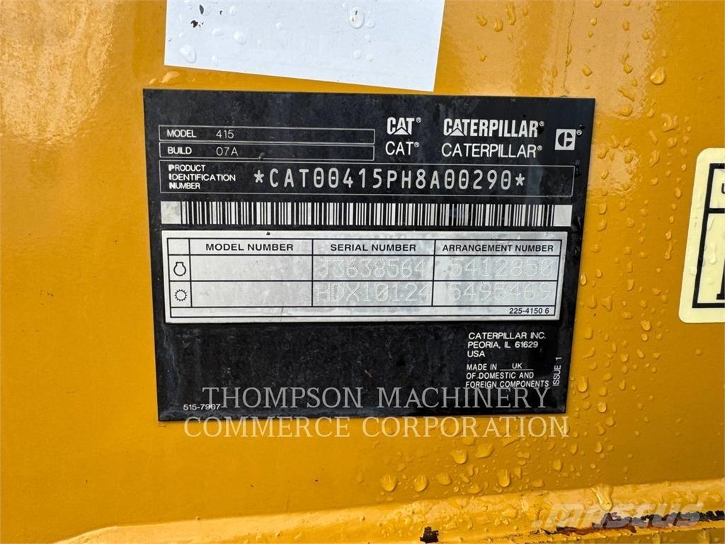 CAT 415 Екскаватори-навантажувачі