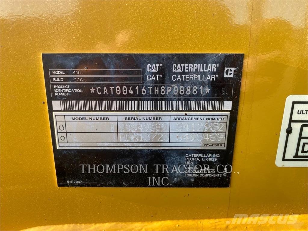 CAT 416 Екскаватори-навантажувачі