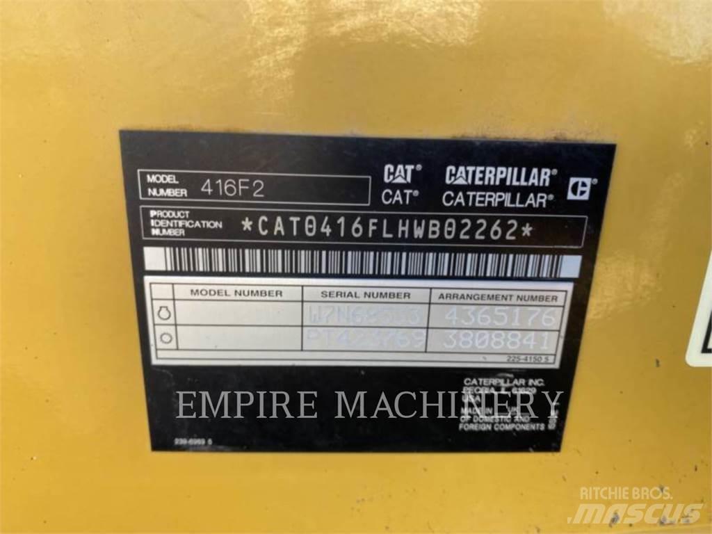 CAT 416F2 4EO Екскаватори-навантажувачі