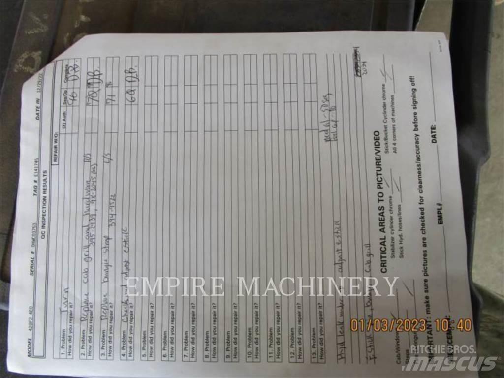 CAT 420F2 4EO Екскаватори-навантажувачі