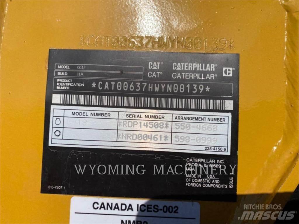 CAT 637 Скрепери