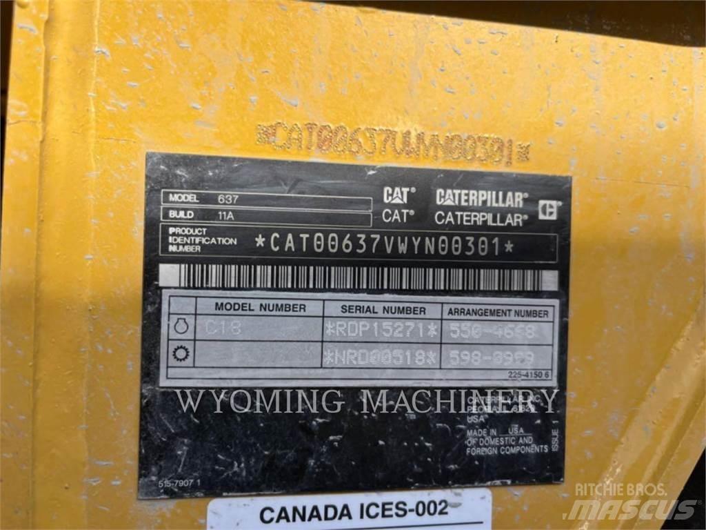 CAT 637 Скрепери