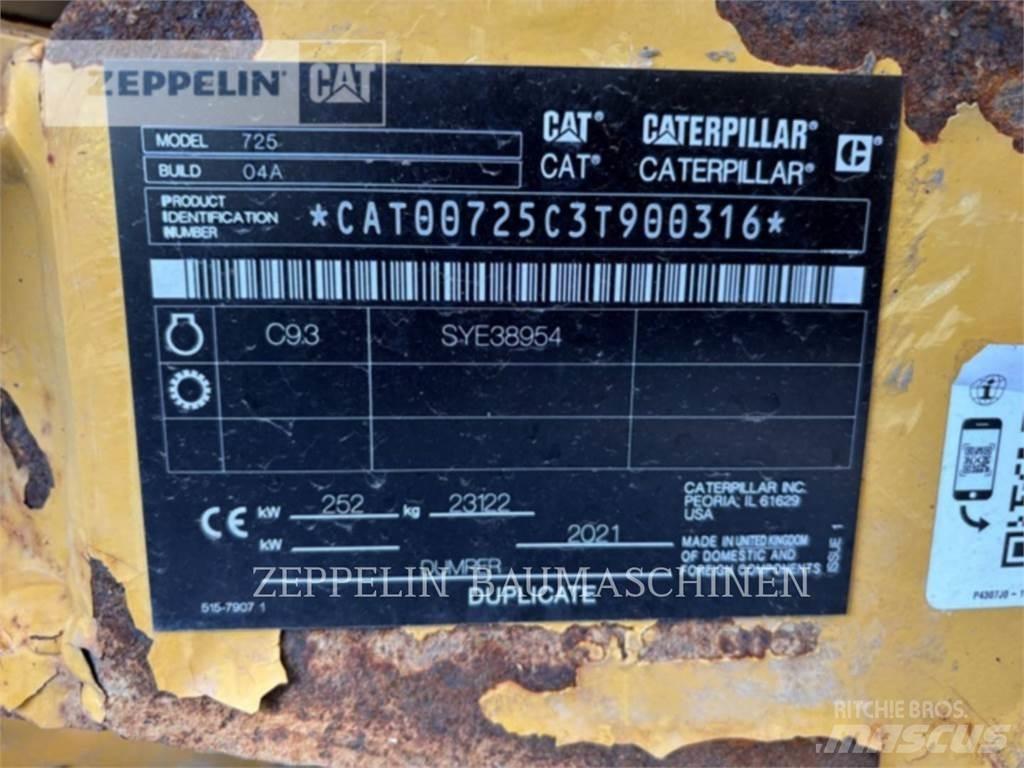 CAT 725-04A Зчленовані самоскиди
