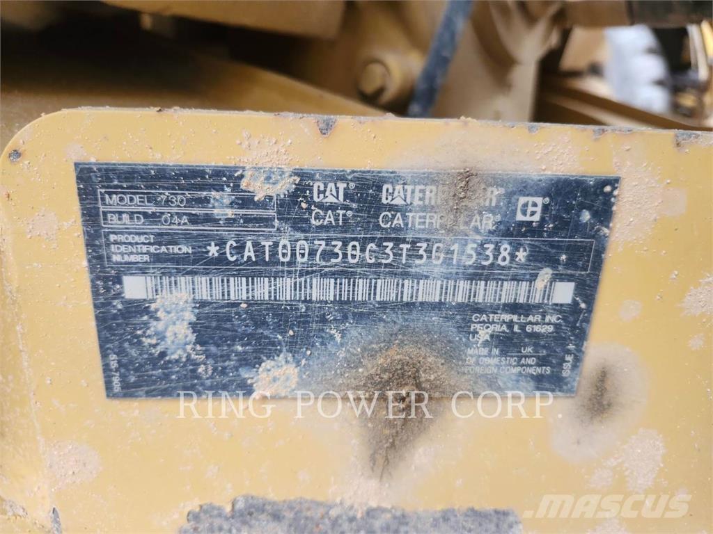 CAT 730TG Зчленовані самоскиди
