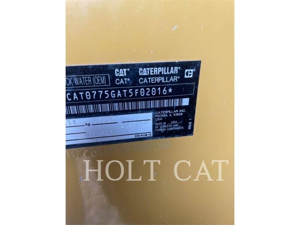 CAT 775G Зчленовані самоскиди
