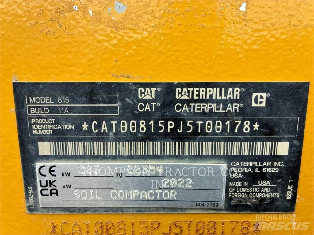 CAT 815 Ущільнювачі грунту