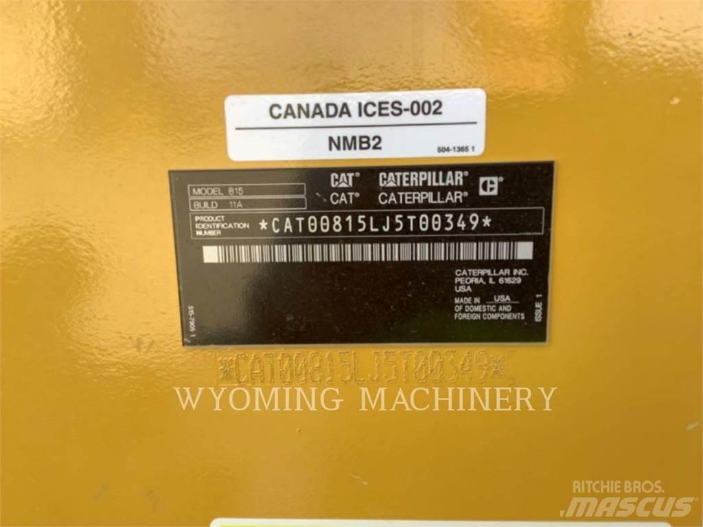 CAT 815 Ущільнювачі грунту