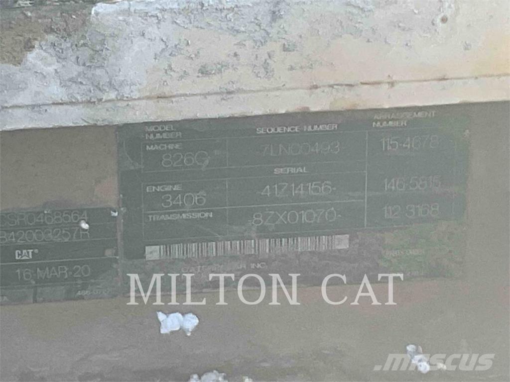 CAT 826G Ущільнювачі грунту