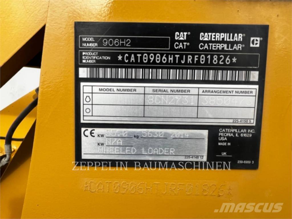 CAT 906H Фронтальні навантажувачі