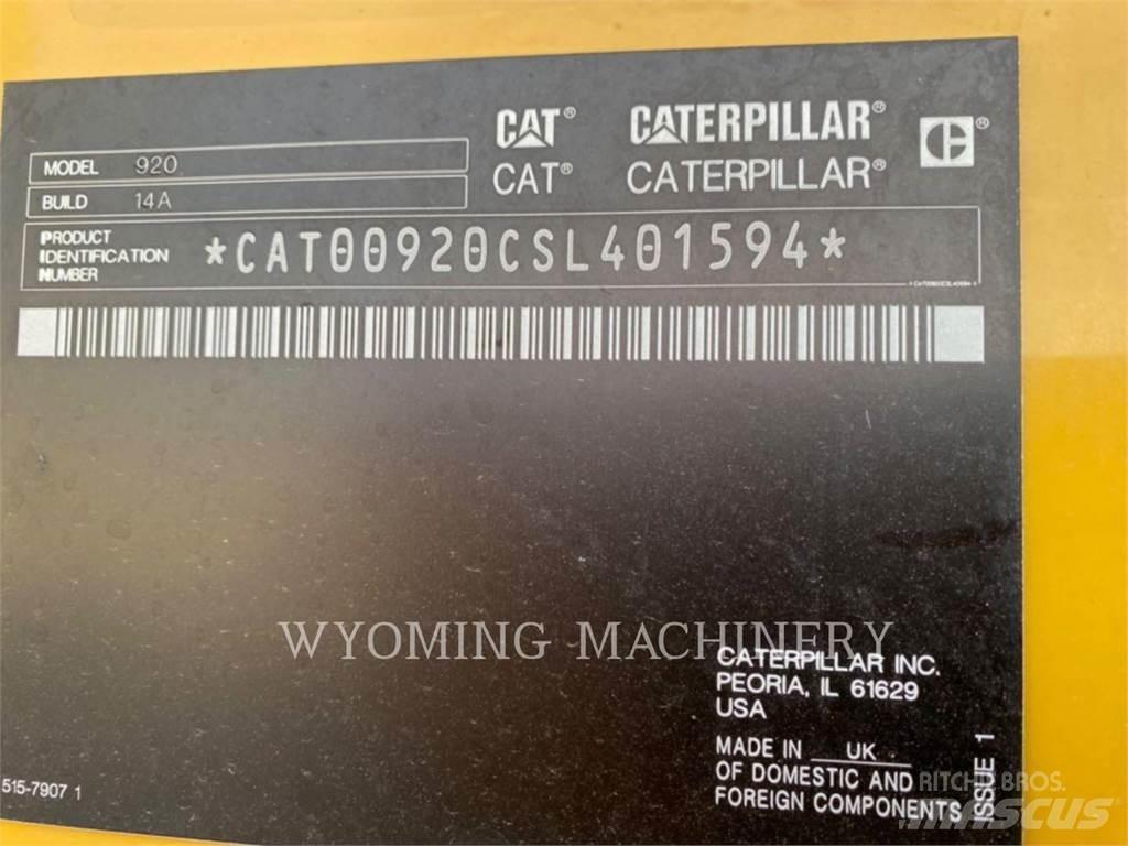 CAT 920 Фронтальні навантажувачі