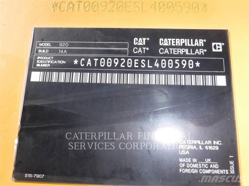 CAT 920-14 Фронтальні навантажувачі