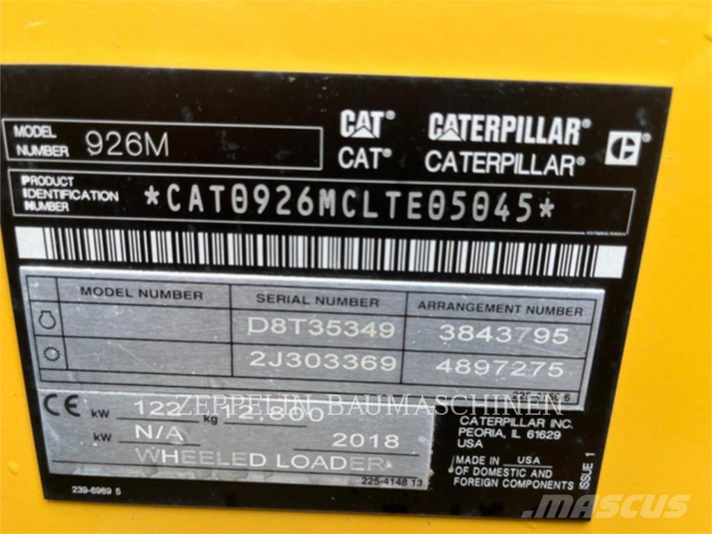 CAT 926M Фронтальні навантажувачі