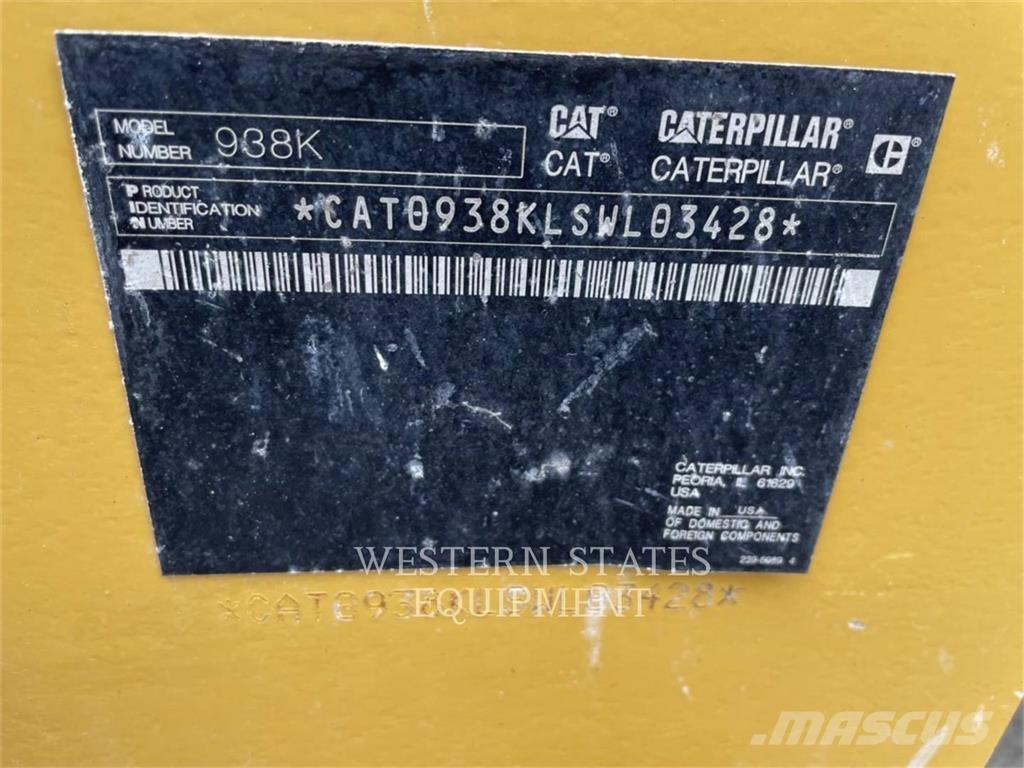 CAT 938K Фронтальні навантажувачі
