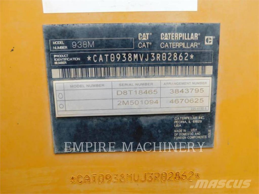 CAT 938M FC Фронтальні навантажувачі
