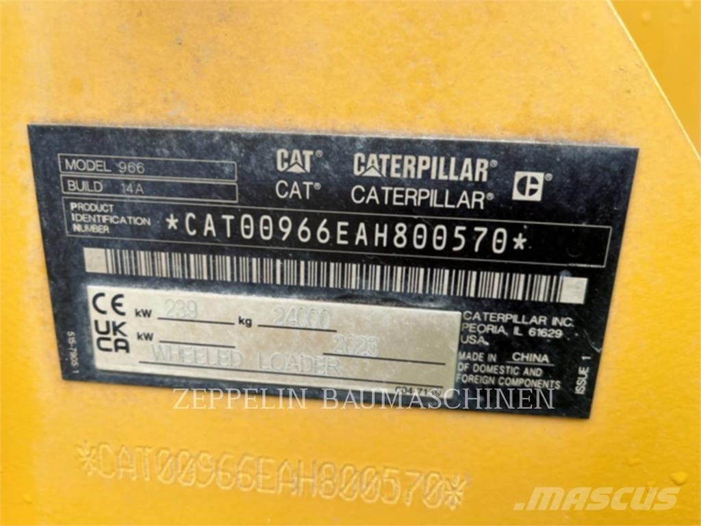 CAT 966 Фронтальні навантажувачі