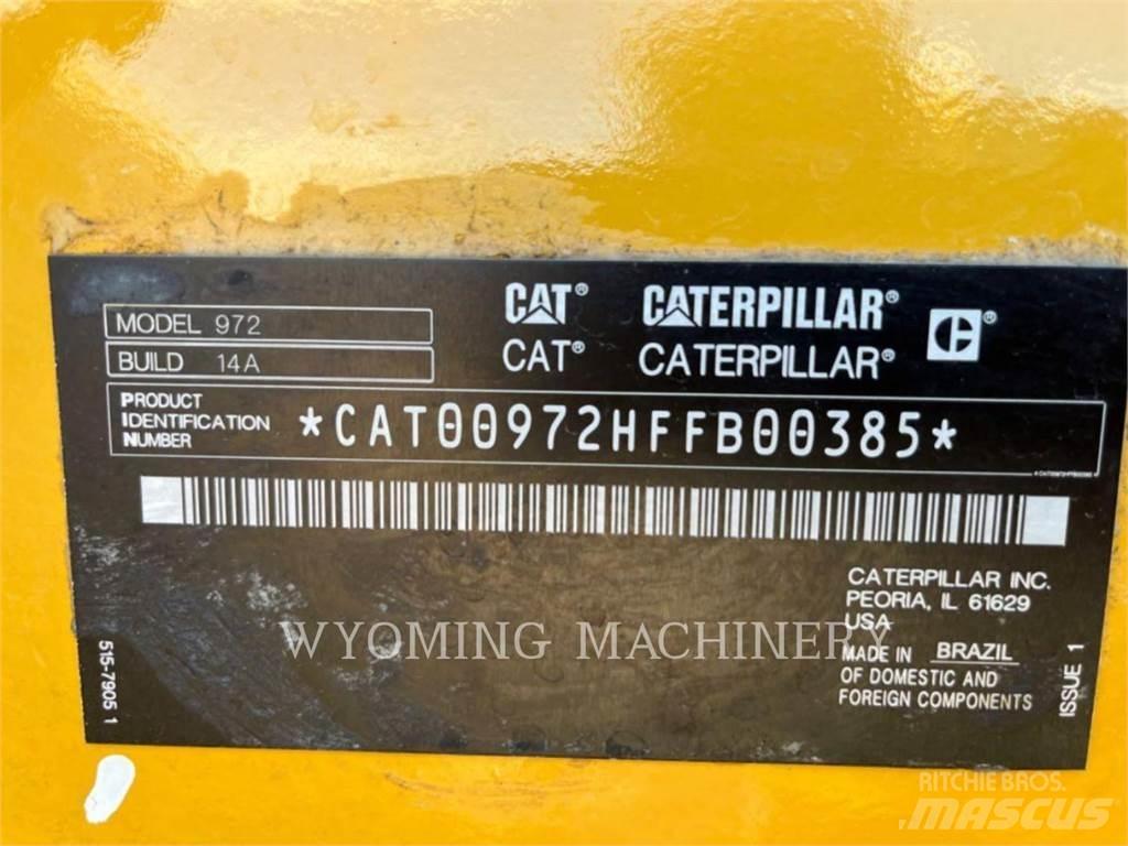 CAT 972 Фронтальні навантажувачі