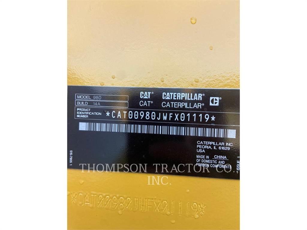 CAT 980 Фронтальні навантажувачі