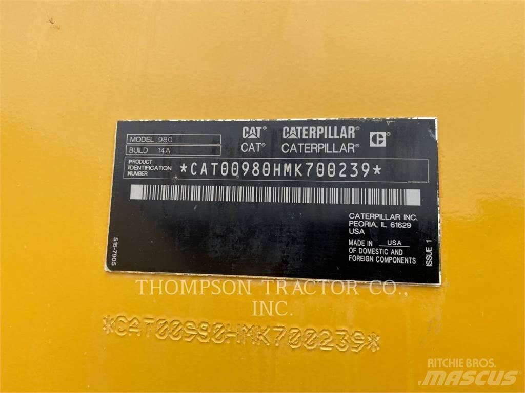 CAT 980 Фронтальні навантажувачі