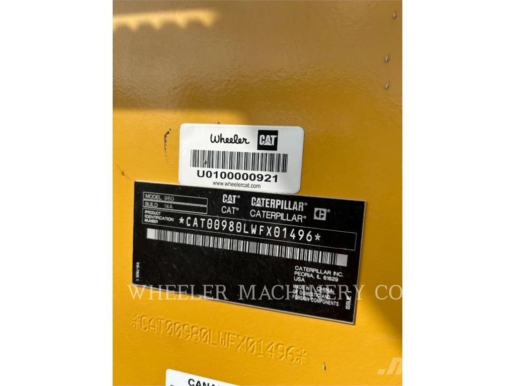CAT 980 Фронтальні навантажувачі