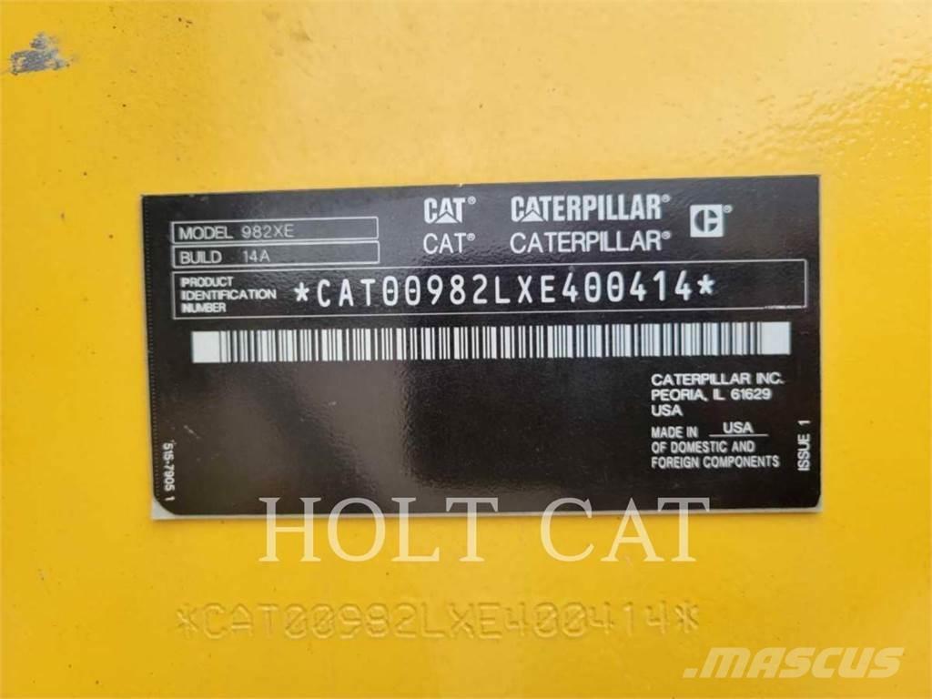 CAT 982 XE Фронтальні навантажувачі