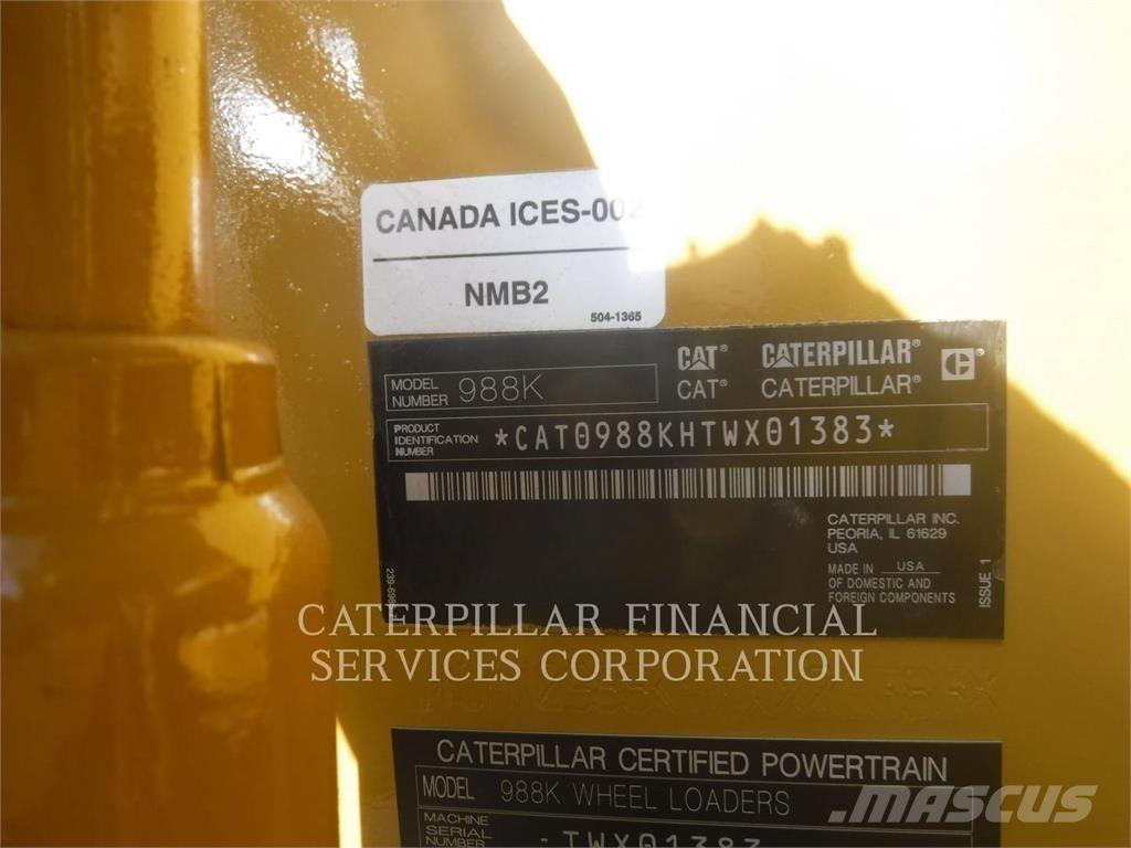 CAT 988K Фронтальні навантажувачі