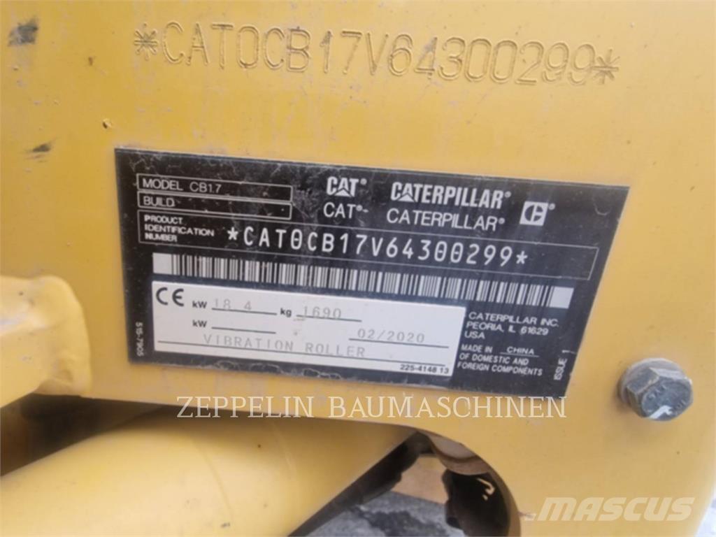 CAT CB1.7 Ущільнювачі грунту