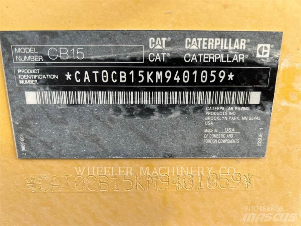 CAT CB15 CW VV Котки тротуарні