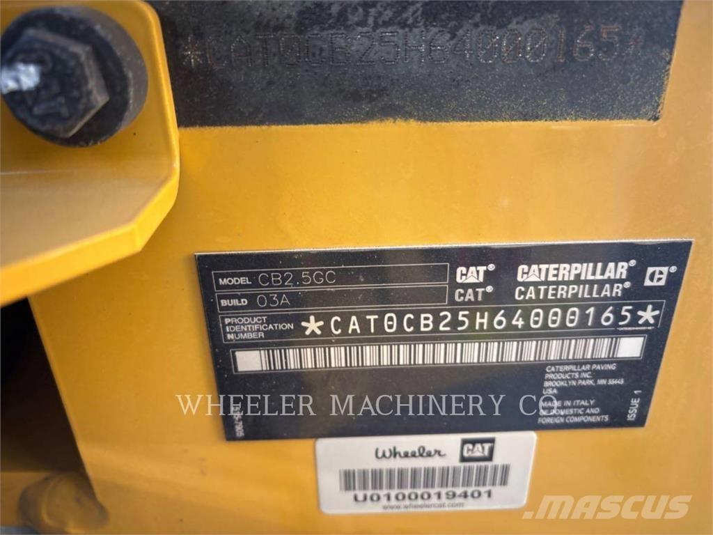 CAT CB2.5 GC Котки тротуарні