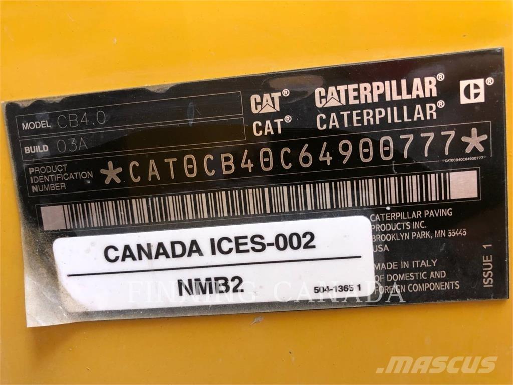 CAT CB4.0-03 Ущільнювачі грунту