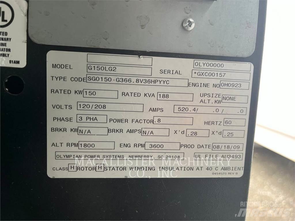 CAT G150LG2 Дизельні генератори
