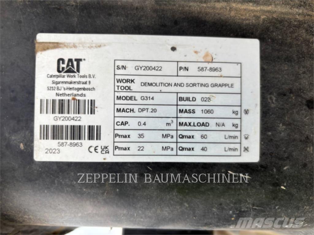 CAT G314-D Грейфери
