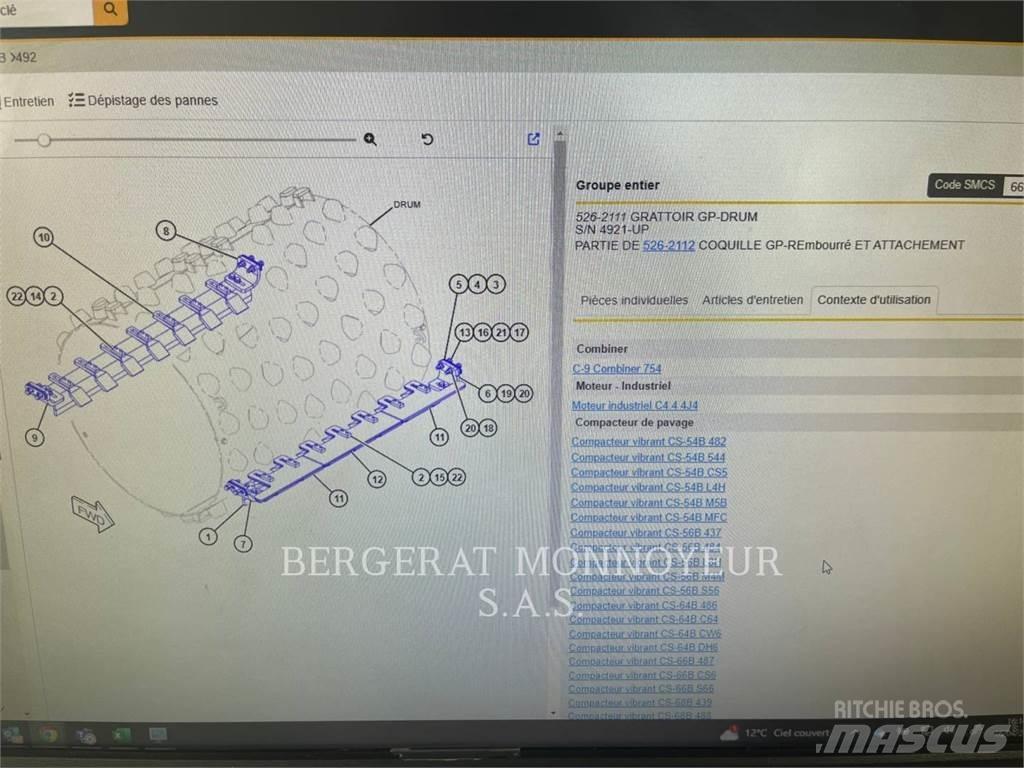 CAT GRATTOIR CS76 Ущільнювачі грунту