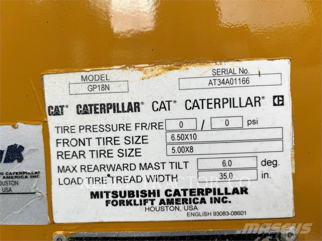 CAT MCFGP18N5 Газові навантажувачі