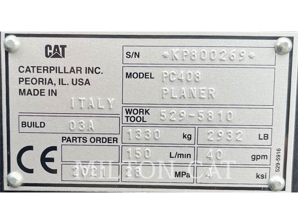 CAT PC408 COLD PLANER Стругальні станки