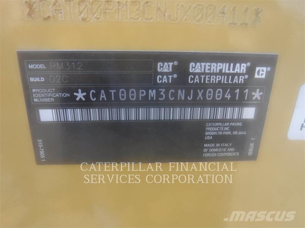 CAT PM312-02 Холодні дорожні фрези