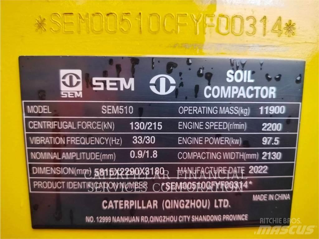 CAT SEM510 Грунтові котки