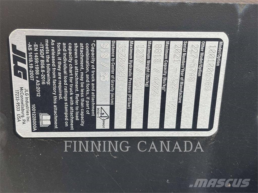 CAT TH62-CR-74 Вили