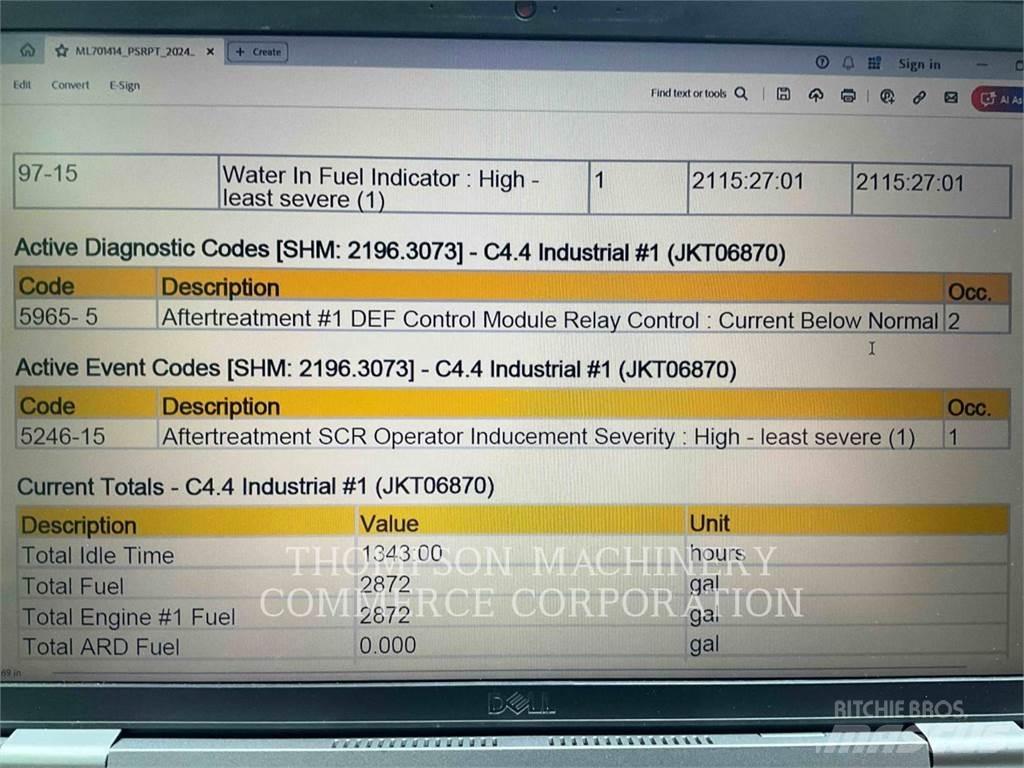 CAT TL1255D Телескопічні навантажувачі