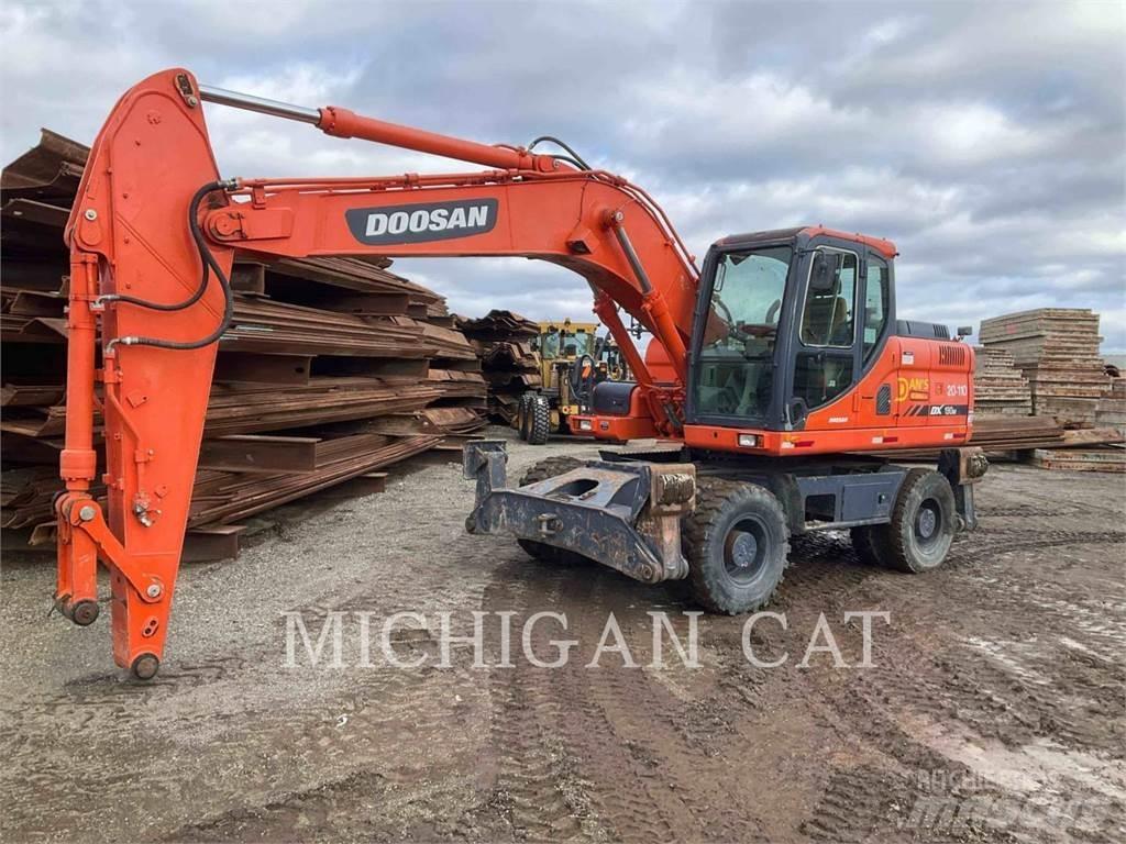 Doosan DX190W Колісні екскаватори