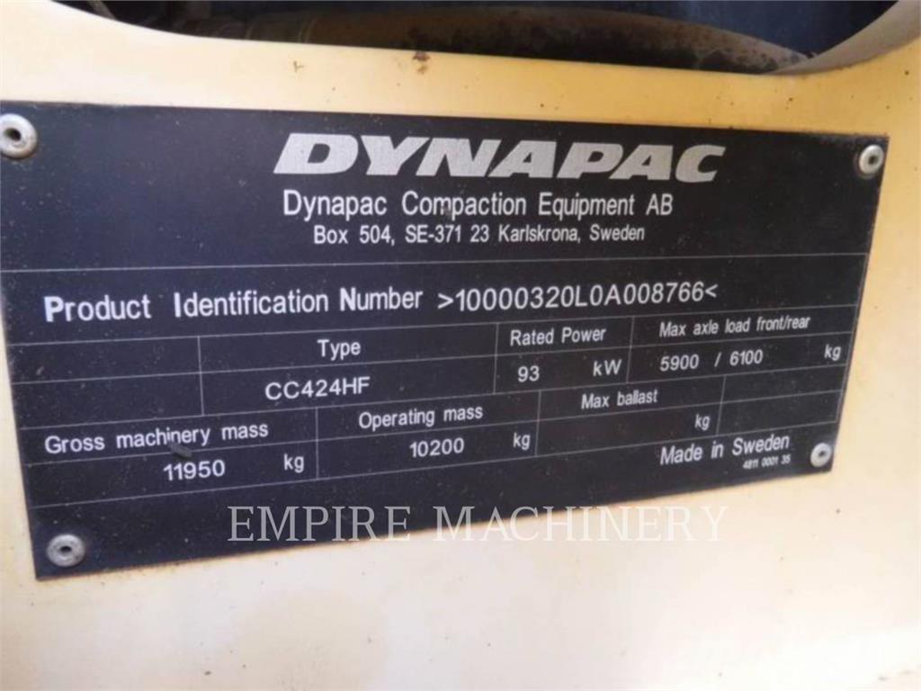 Dynapac CC424HF Котки тротуарні