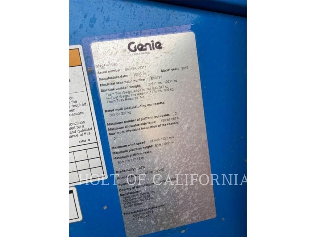 Genie BOOM S65 Колінчаті підйомники