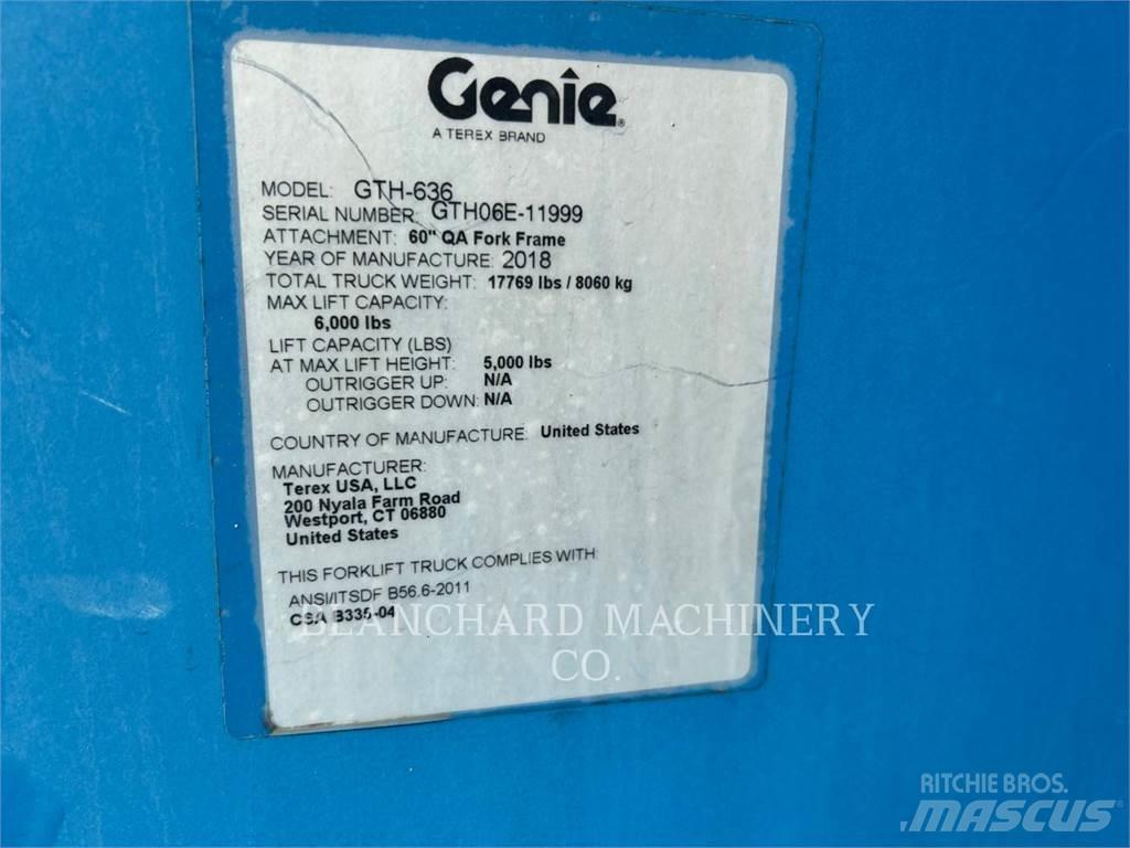 Genie GTH-636 Телескопічні навантажувачі