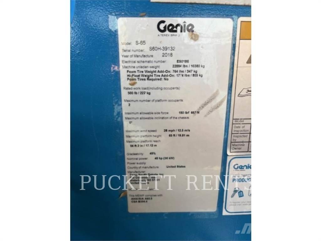 Genie S-65 Колінчаті підйомники