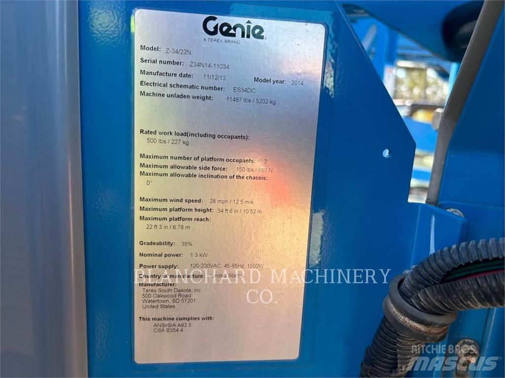 Genie Z34/22 Колінчаті підйомники