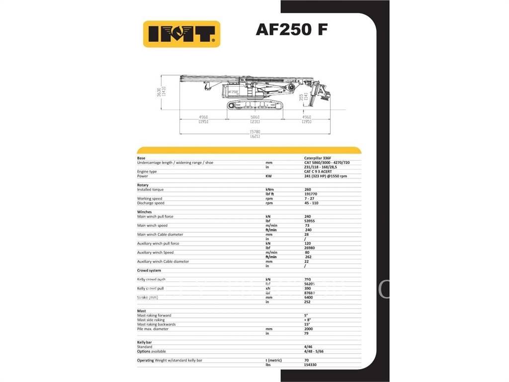IMT AF250F Свердлильні установки