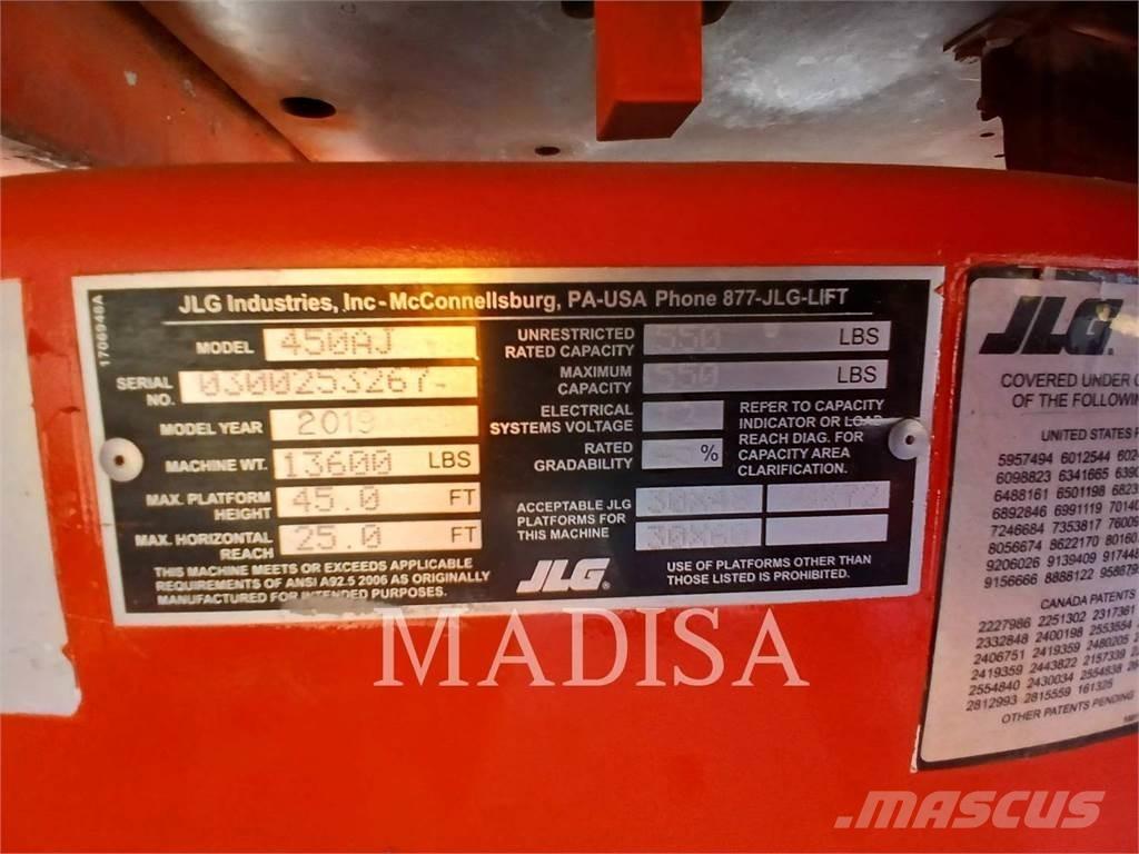 JLG 450AJ 4WD Колінчаті підйомники