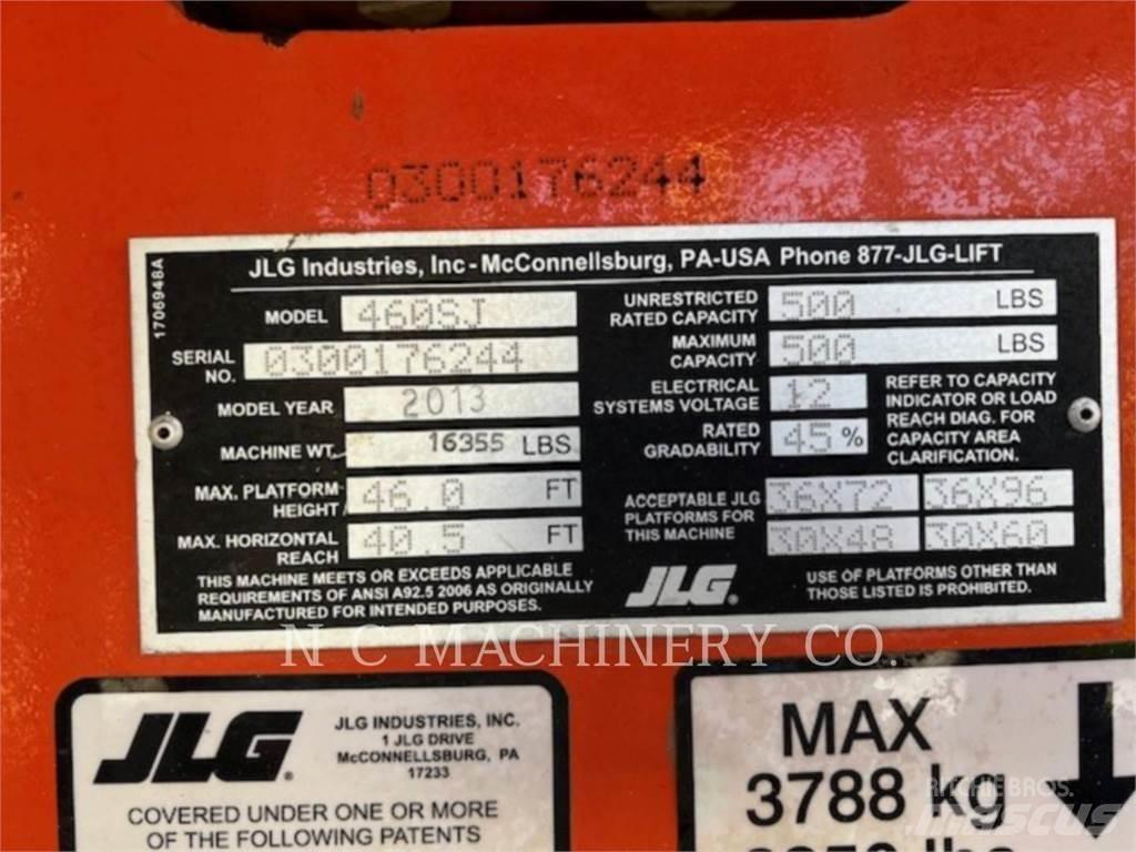 JLG 460SJ Гусеничні екскаватори