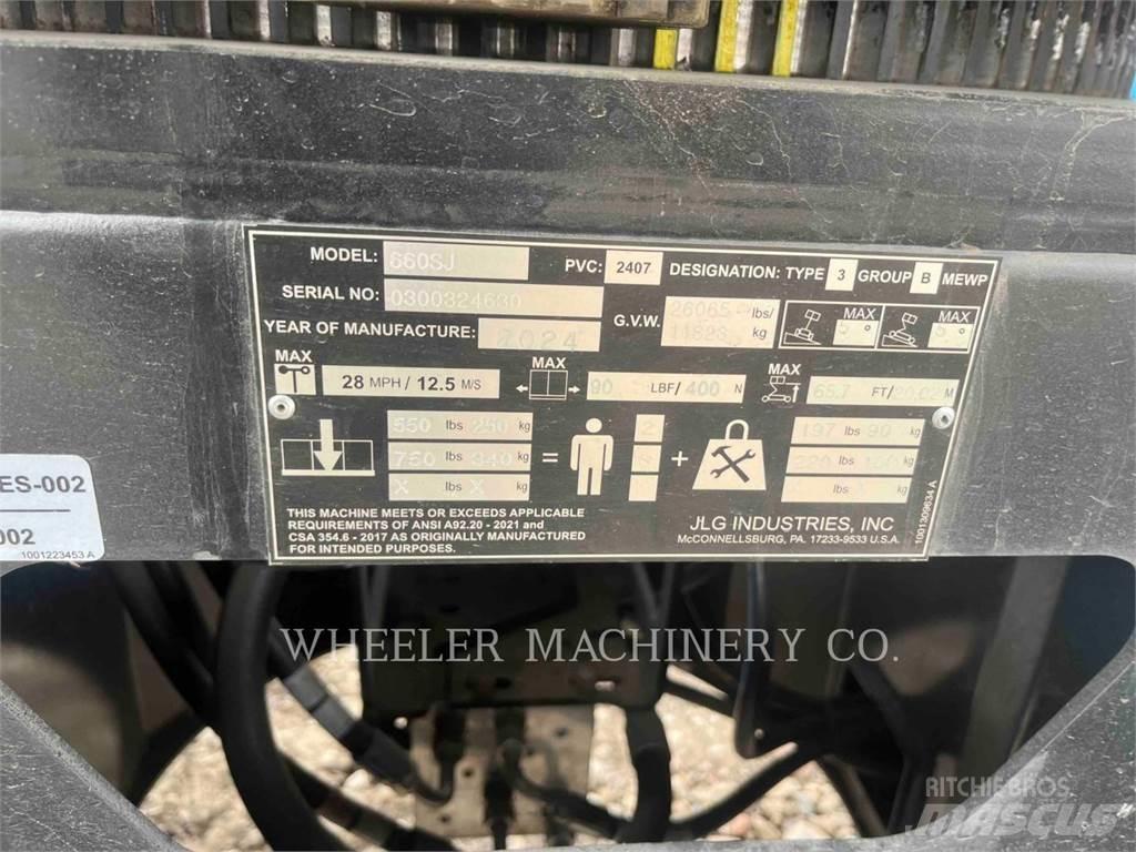 JLG 660SJ Колінчаті підйомники